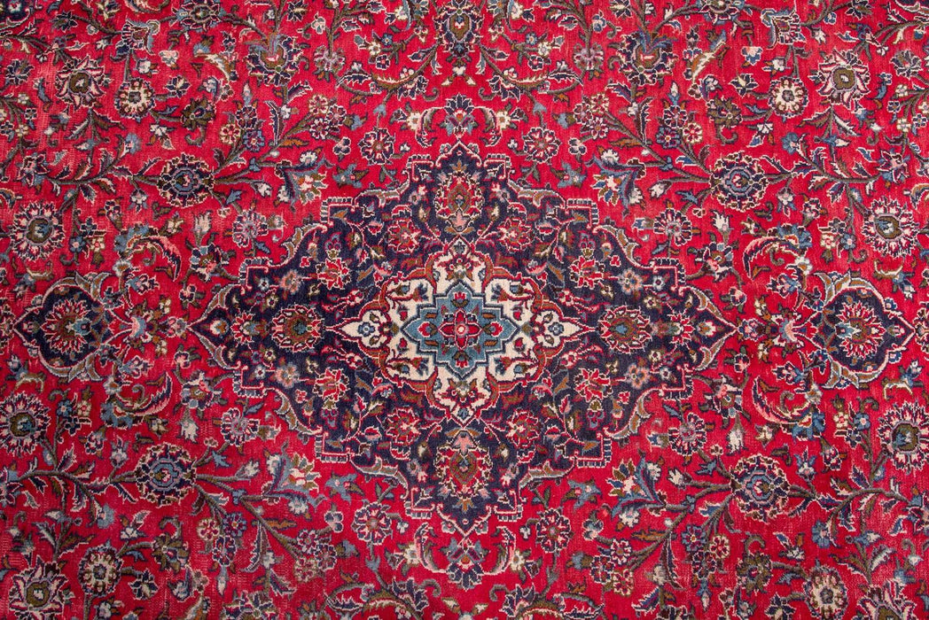 Traditional Vintage Handmade Rug 382X291 CM The Rugs Outlet 