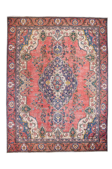 Traditional Vintage Handmade Rug 376X276 CM The Rugs Outlet 