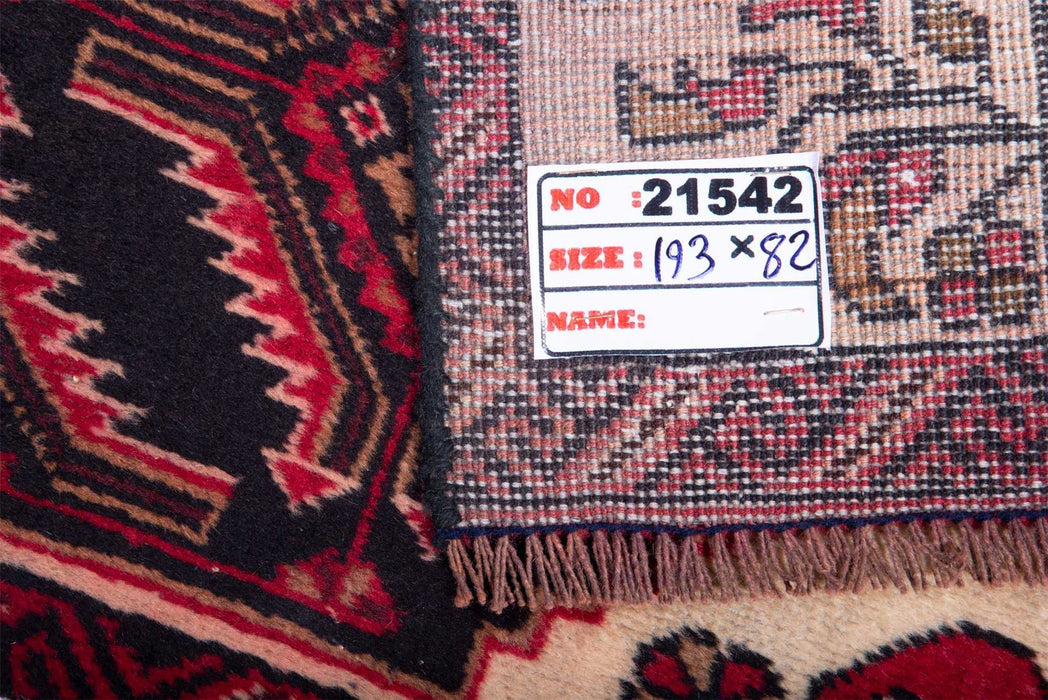 Traditional Vintage Handmade Rug 193X82 CM The Rugs Outlet 