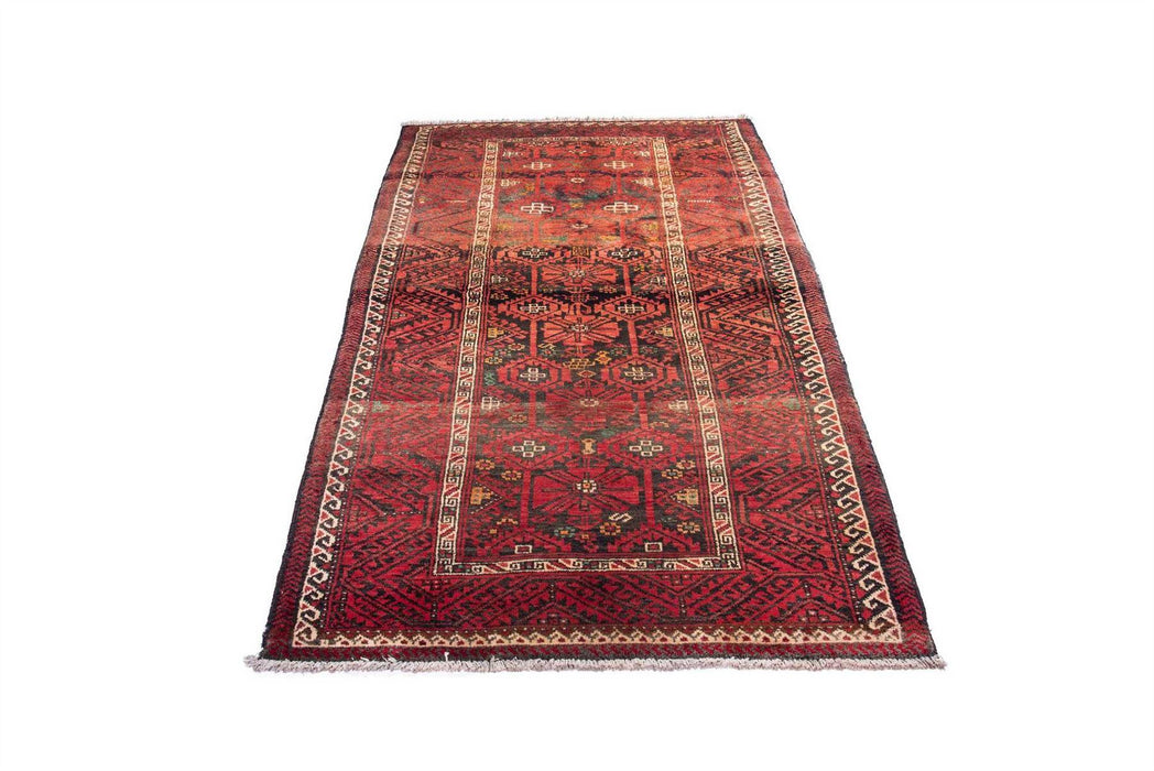 Traditional Vintage Handmade Rug 200X115 CM The Rugs Outlet 