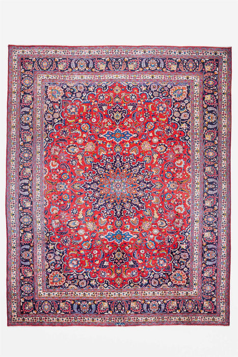 Traditional Vintage Handmade Rug 384X290 CM The Rugs Outlet 