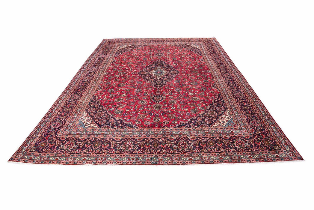 Traditional Vintage Handmade Rug 382X291 CM The Rugs Outlet 