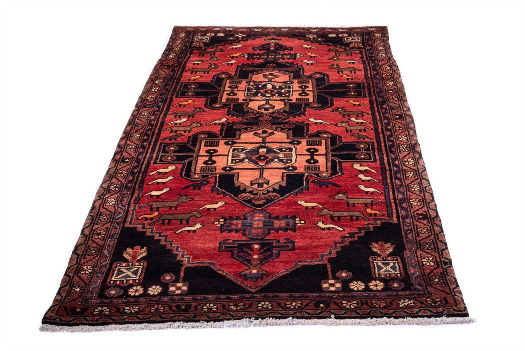 Traditional Vintage Handmade Rug 220X108 CM The Rugs Outlet 