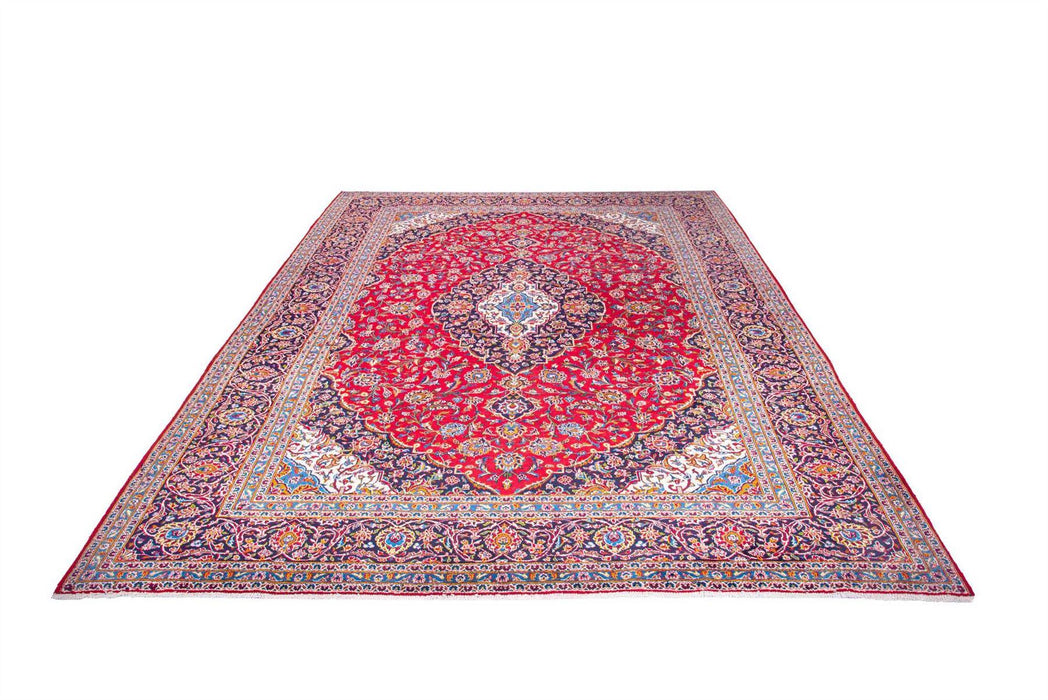 Traditional Vintage Handmade Rug 390X397 CM The Rugs Outlet 