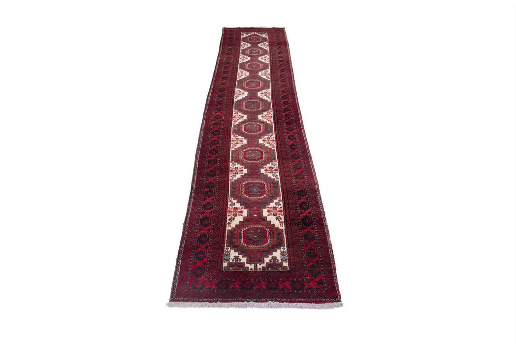 Traditional Vintage Handmade Rug 350X65 CM The Rugs Outlet 