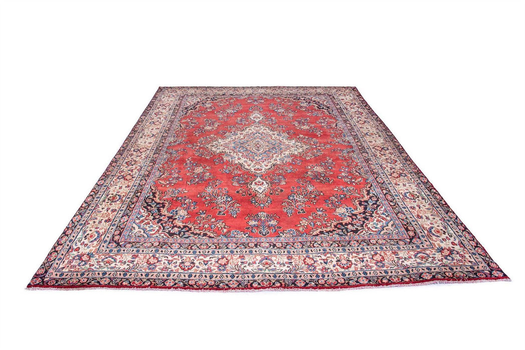 Traditional Vintage Handmade Rug 387X291 CM The Rugs Outlet 