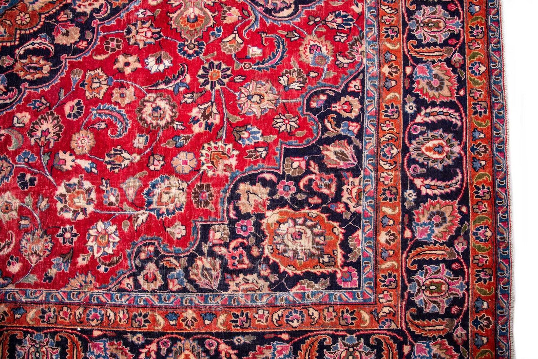 Traditional Vintage Handmade Rug 390X298 CM The Rugs Outlet 