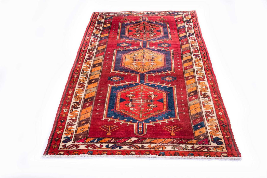 Traditional Vintage Handmade Rug 208X114 CM The Rugs Outlet 