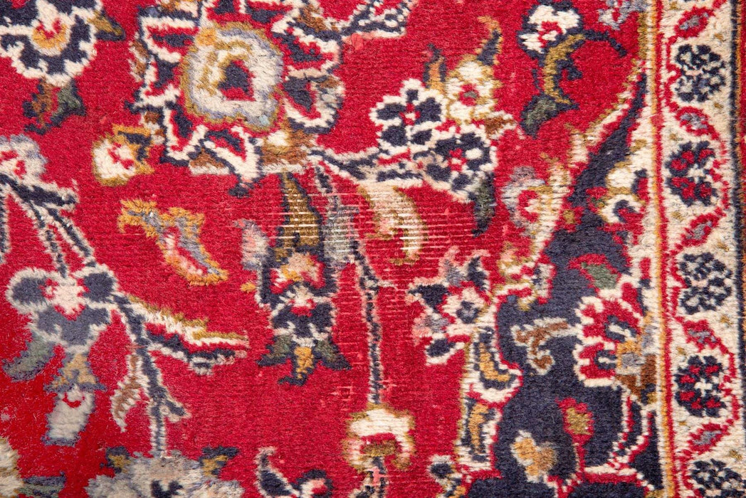 Traditional Vintage Handmade Rug 373X288 CM The Rugs Outlet 