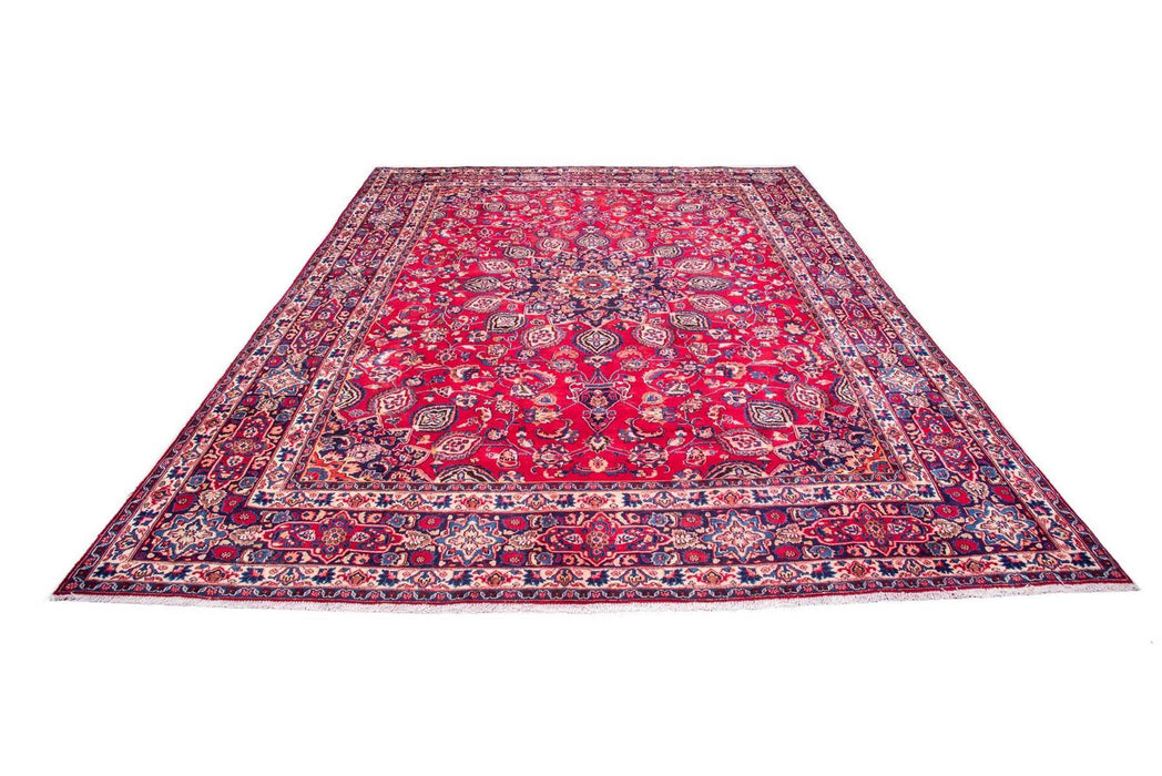 Traditional Vintage Handmade Rug 376X286 CM The Rugs Outlet 