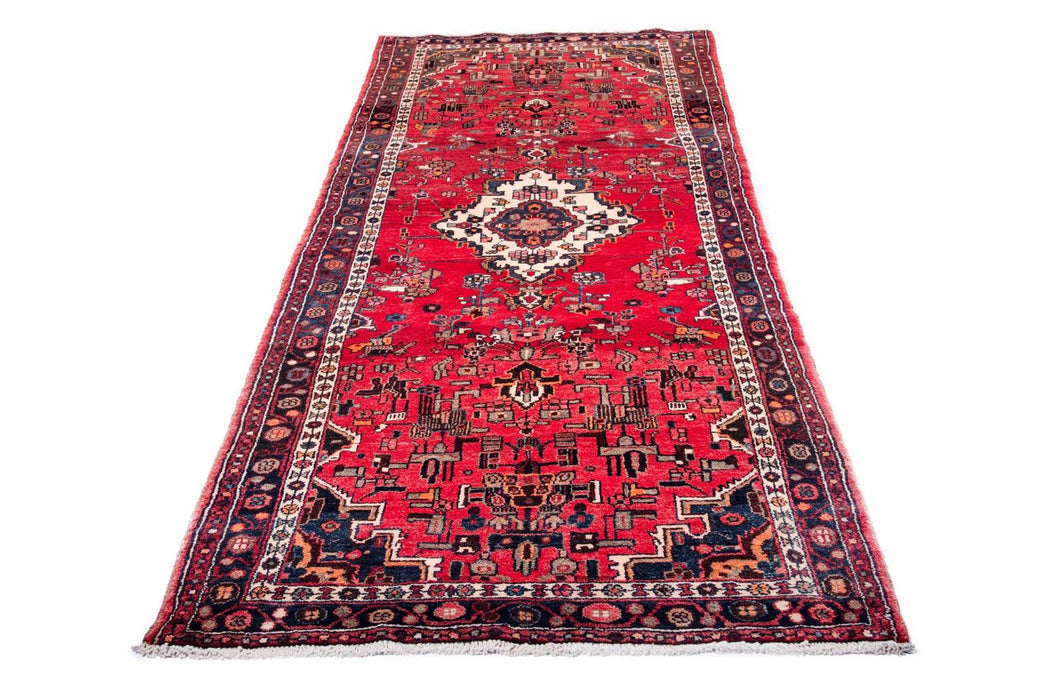 Traditional Vintage Handmade Rug 298X110 CM The Rugs Outlet 