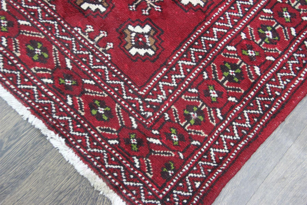 Traditional Vintage Handmade Rug 247 X 128 CM The Rugs Outlet 