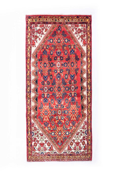 Traditional Vintage Handmade Rug 265X118 CM The Rugs Outlet 