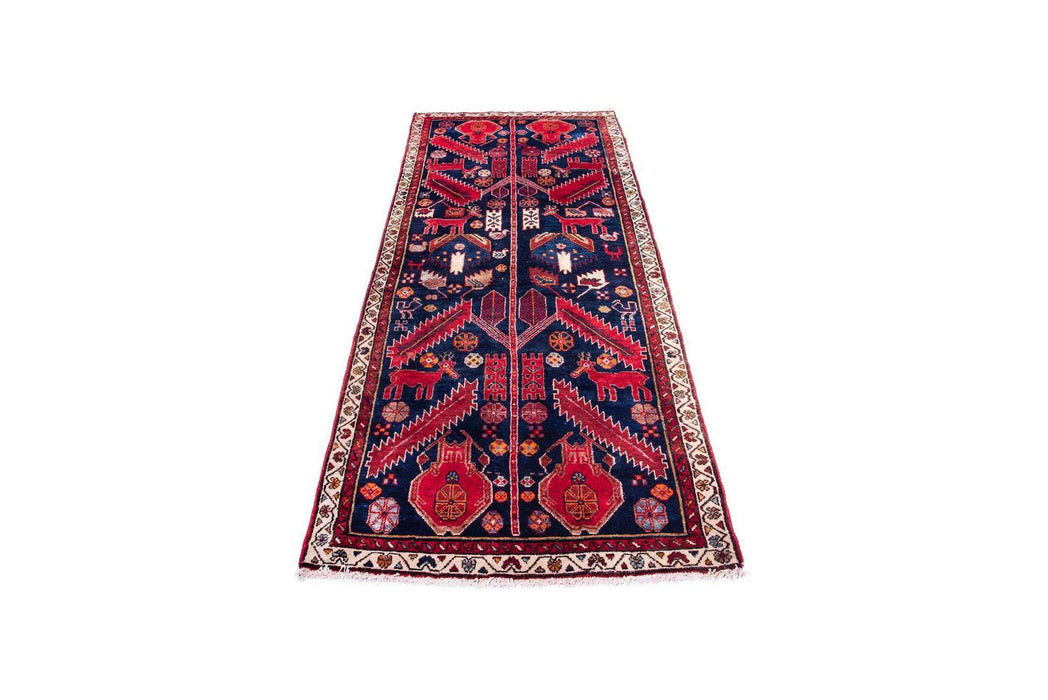 Traditional Vintage Handmade Rug 270X108 CM The Rugs Outlet 