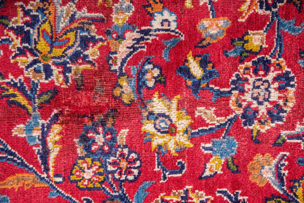 Traditional Vintage Handmade Rug 394X298 CM The Rugs Outlet 