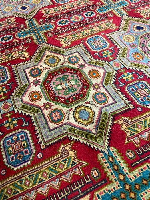 Traditional Vintage Handmade Rug 395X290 CM The Rugs Outlet 