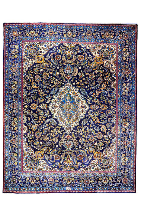 Traditional Vintage Handmade Rug 370X290 CM The Rugs Outlet 