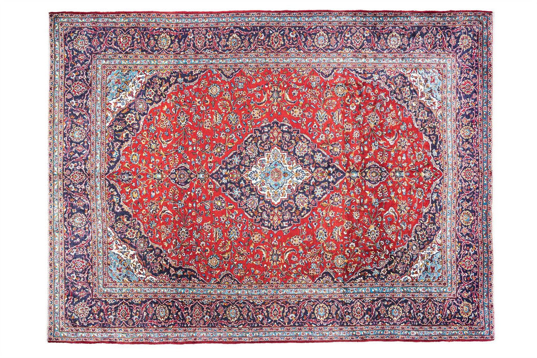 Traditional Vintage Handmade Rug 400X297 CM The Rugs Outlet 