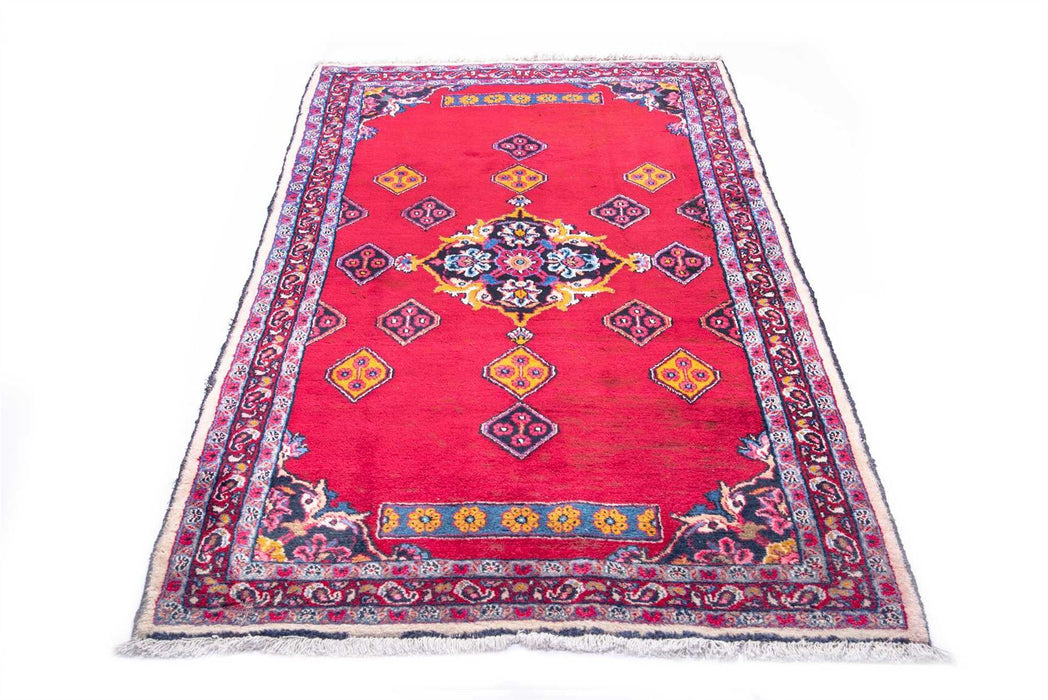 Traditional Vintage Handmade Rug 234X114 CM The Rugs Outlet 