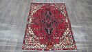 Traditional Vintage Handmade Rug 102x143cm The Rugs Outlet 