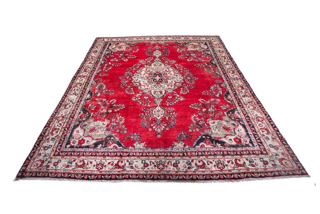 Traditional Vintage Handmade Rug 294X227 CM The Rugs Outlet 