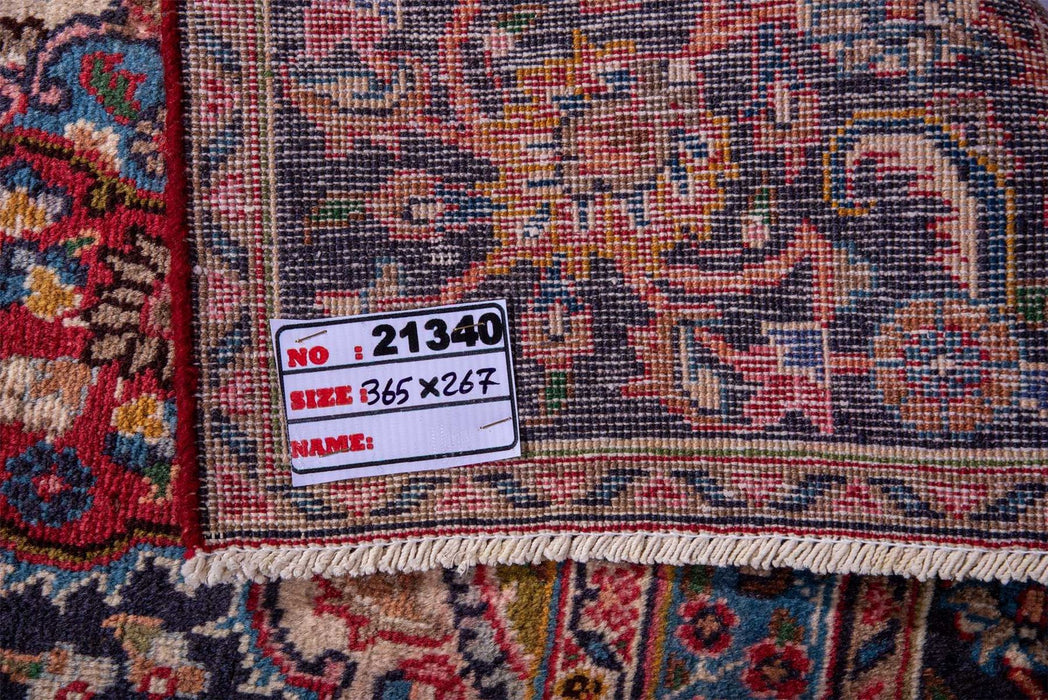 Traditional Vintage Handmade Rug 365X267 CM The Rugs Outlet 