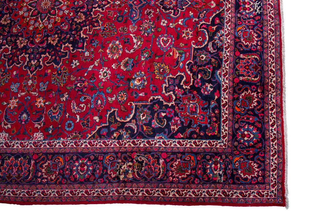 Traditional Vintage Handmade Rug 397X303 CM The Rugs Outlet 