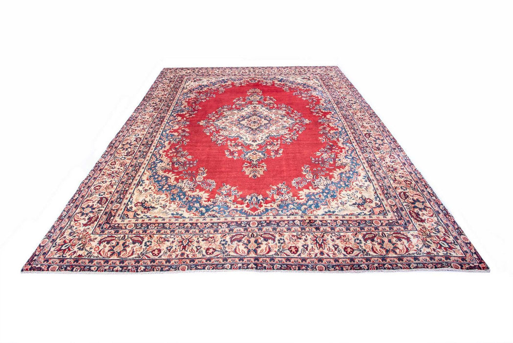 Traditional Vintage Handmade Rug 351X256 CM The Rugs Outlet 