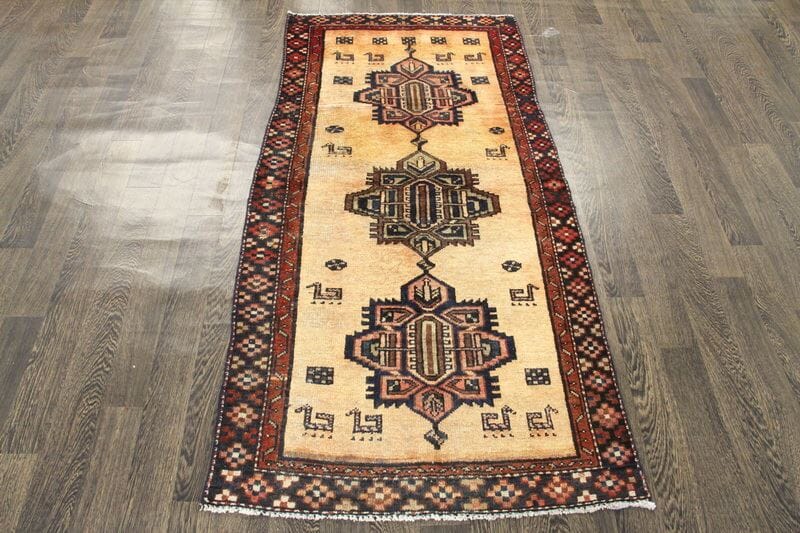 Traditional Vintage Handmade Rug 185X90 CM The Rugs Outlet 