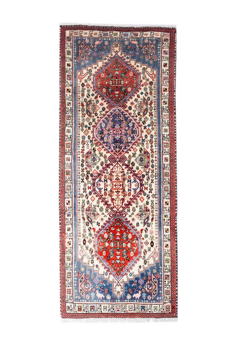 Traditional Vintage Handmade Rug 263X107 CM The Rugs Outlet 