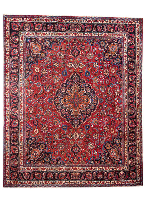 Traditional Vintage Handmade Rug 297 X 368 cm The Rugs Outlet 