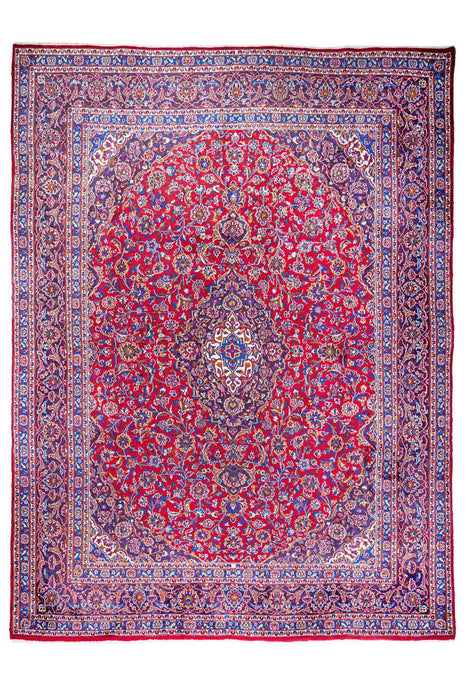 Traditional Vintage Handmade Rug 393X287 CM The Rugs Outlet 