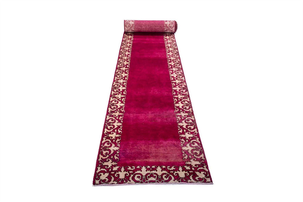 Traditional Vintage Handmade Rug 675X82 CM The Rugs Outlet 