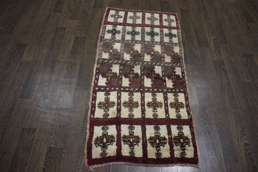 Traditional Vintage Handmade Rug 150X73 CM The Rugs Outlet 