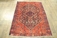 Traditional Vintage Handmade Rug 125x176cm The Rugs Outlet 