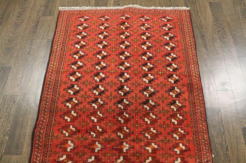 Traditional Vintage Handmade Rug 95x194cm The Rugs Outlet 