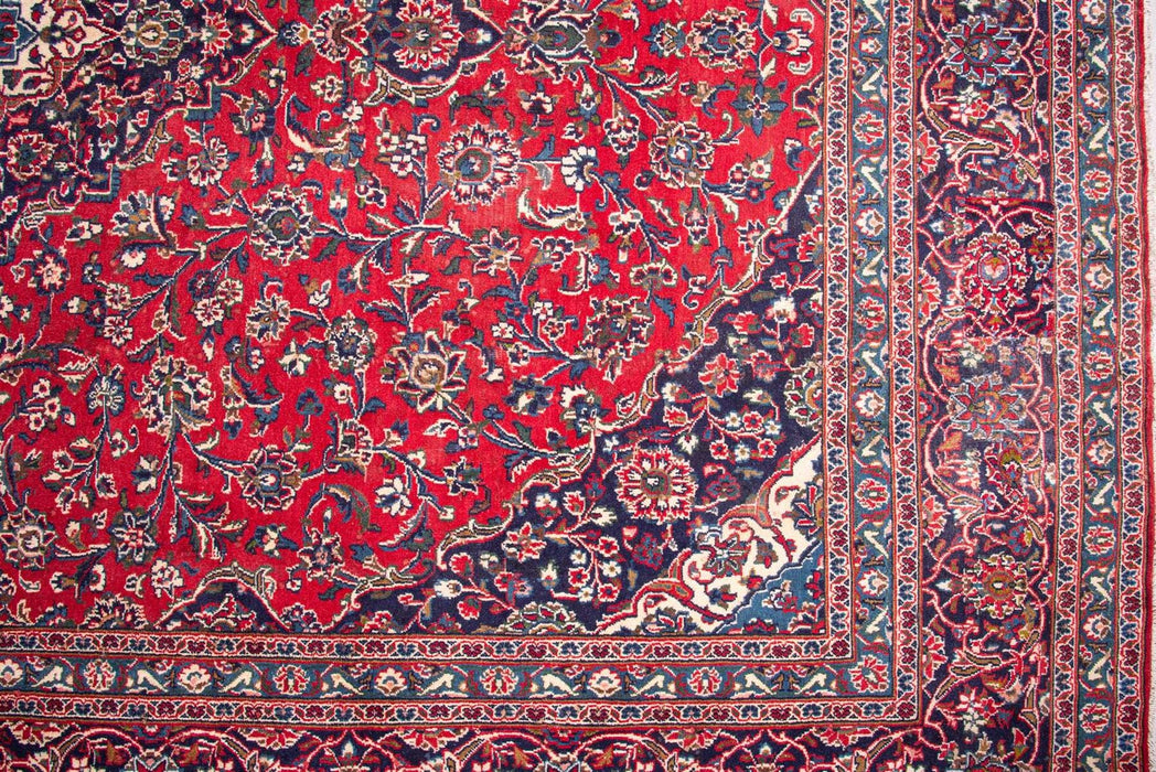 Traditional Vintage Handmade Rug 382X293 CM The Rugs Outlet 