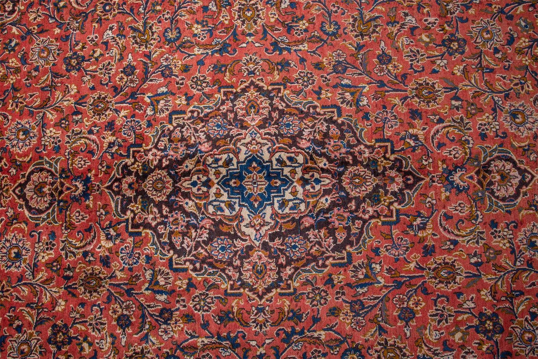 Traditional Vintage Handmade Rug 388X290 CM The Rugs Outlet 