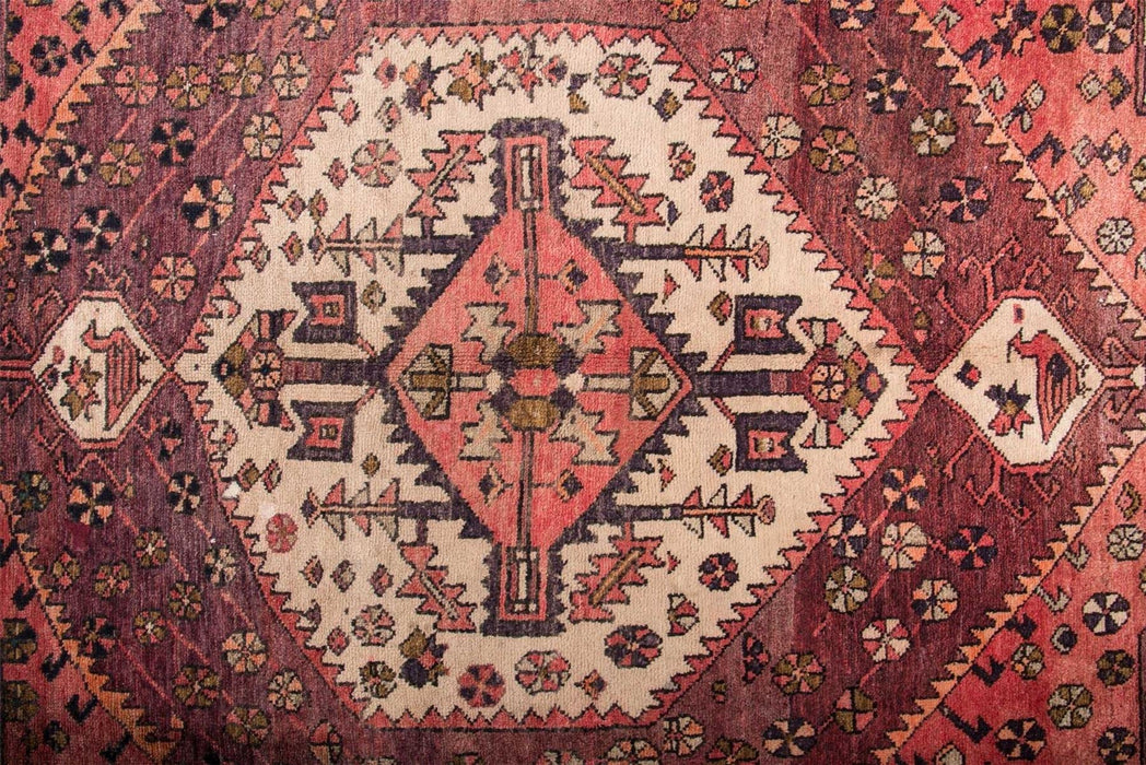 Traditional Antique Area Rugs Wool Medallion red Rectagular Handmade Oriental Rugs 206X162 CM 6.8X5.3 FT Medium The Rugs Outlet 