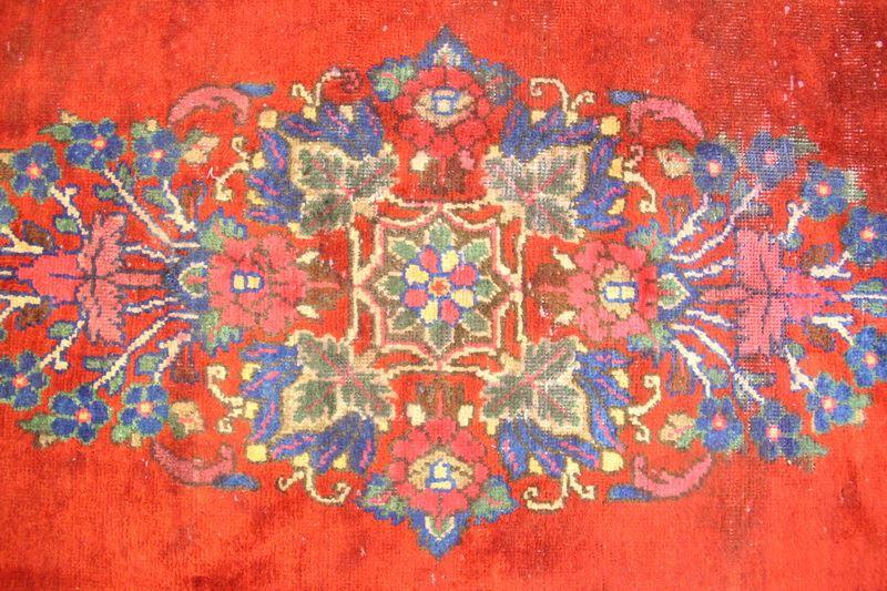 Traditional Vintage Handmade Rug 140x298cm The Rugs Outlet 