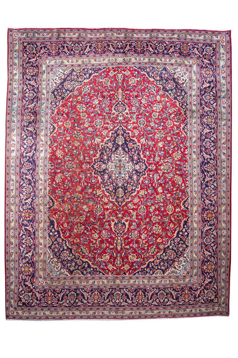 Traditional Vintage Handmade Rug 291 X 380 cm The Rugs Outlet 