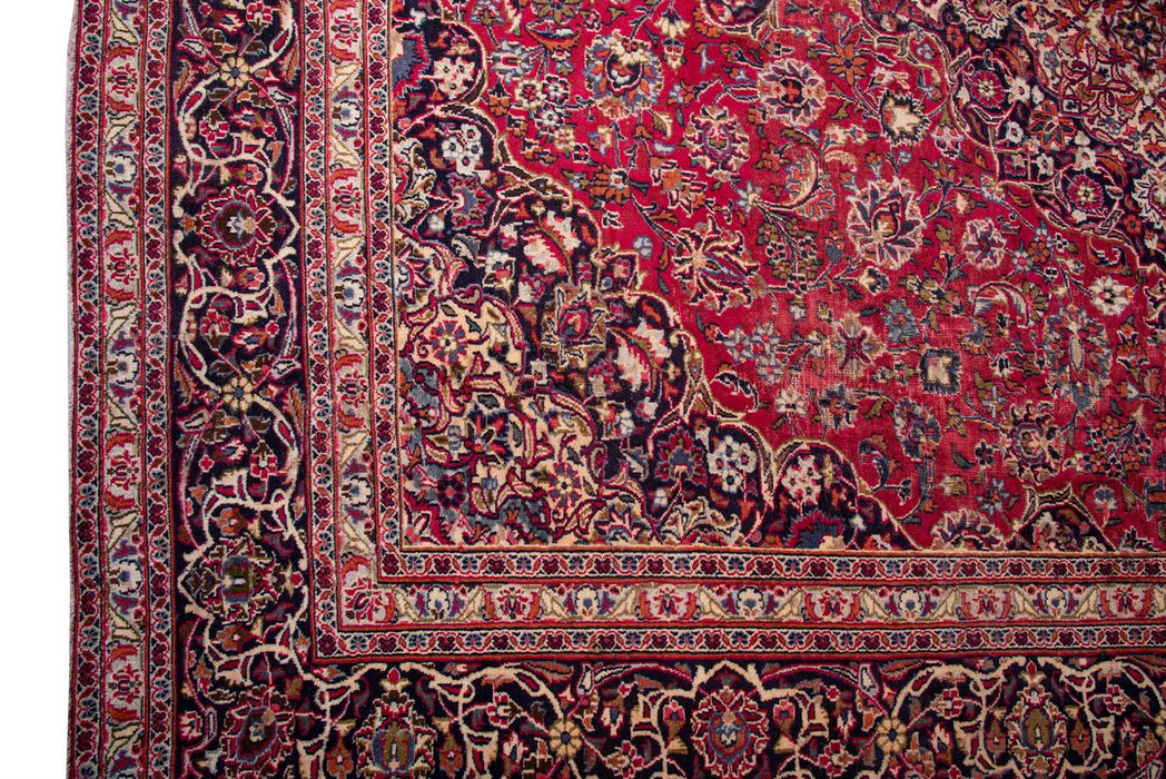 Traditional Vintage Handmade Rug 380X286 CM The Rugs Outlet 