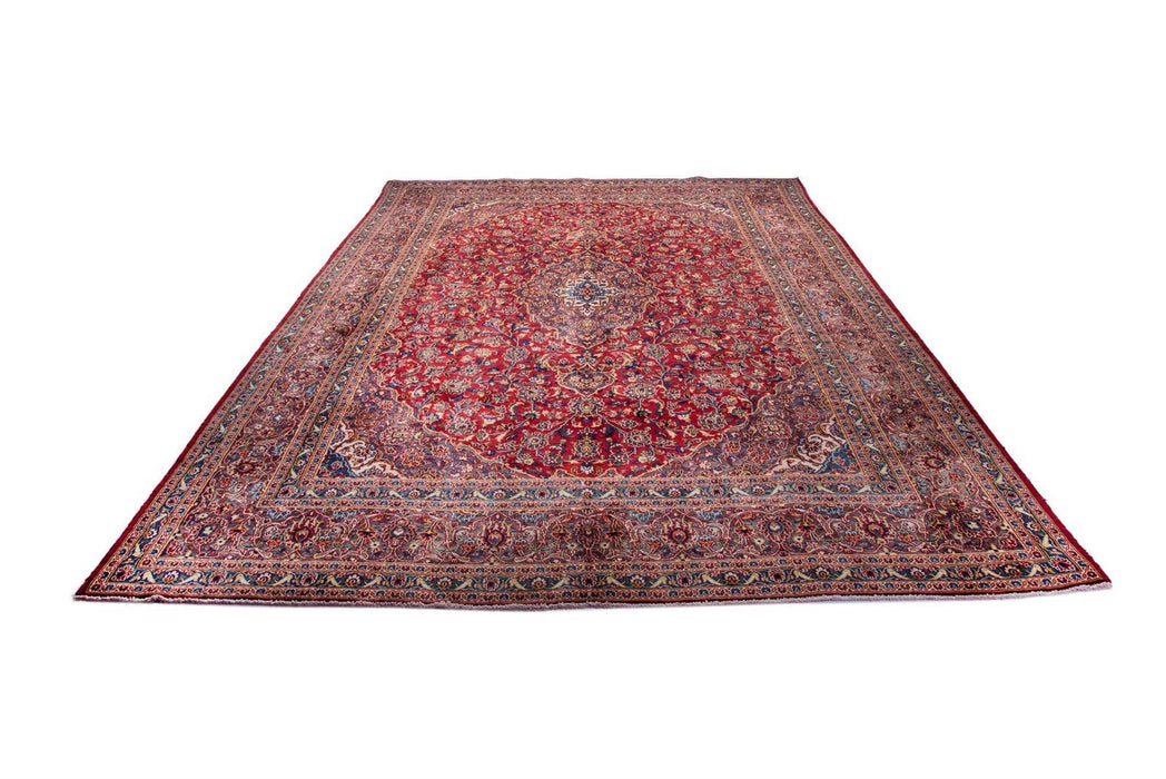 Traditional Vintage Handmade Rug 398X288 CM The Rugs Outlet 