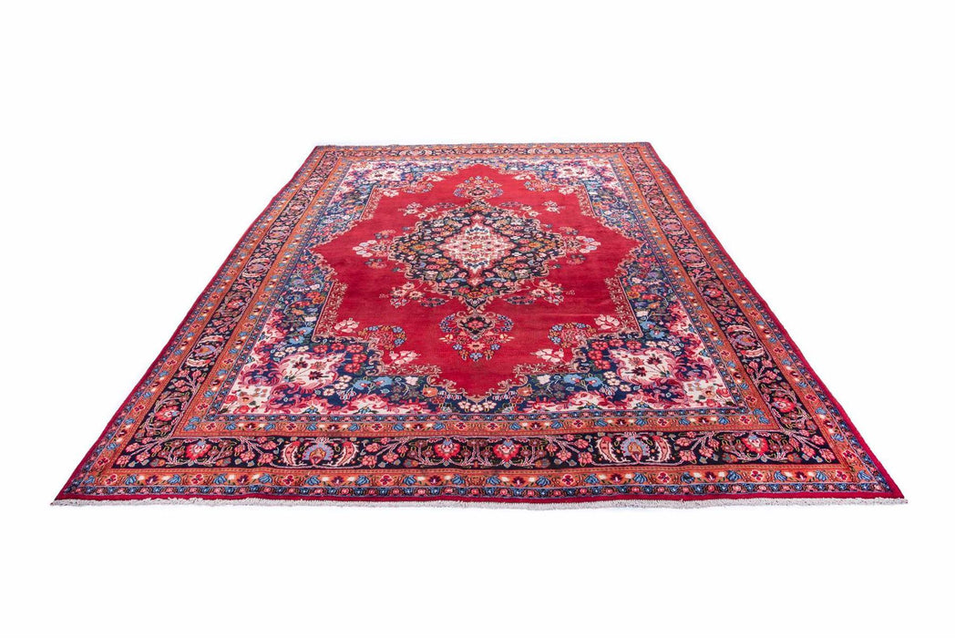 Traditional Vintage Handmade Rug 362X261 CM The Rugs Outlet 