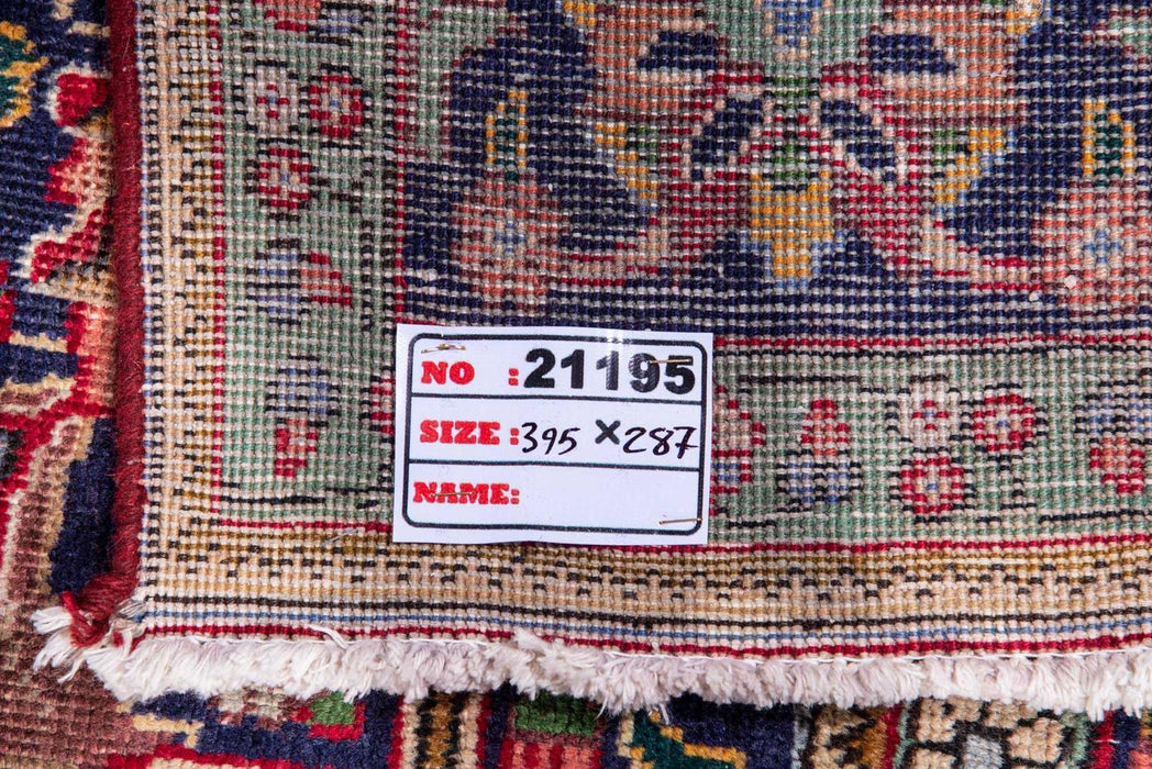 Traditional Vintage Handmade Rug 395X287 CM The Rugs Outlet 