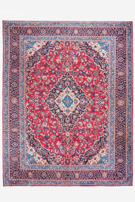 Traditional Vintage Handmade Rug 378X298 CM The Rugs Outlet 