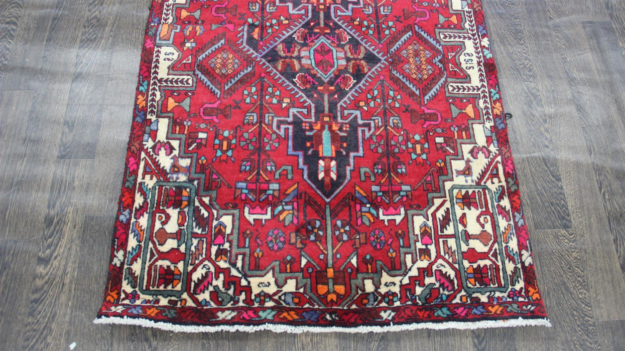 Traditional Vintage Handmade Rug 102x143cm The Rugs Outlet 