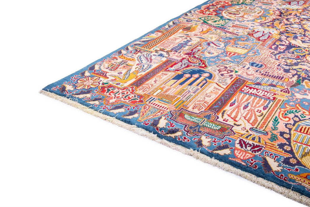 Traditional Vintage Handmade Rug 382X292 CM The Rugs Outlet 