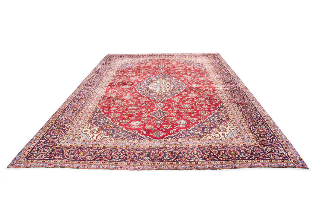 Traditional Vintage Handmade Rug 396X295 CM The Rugs Outlet 