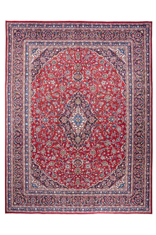 Traditional Vintage Handmade Rug 380X288 CM The Rugs Outlet 